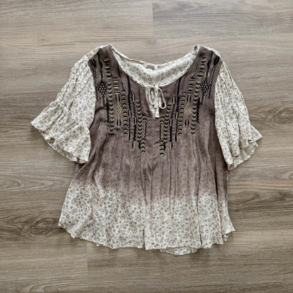 Boho Floral Women's Top